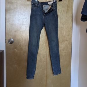 Rag and Bone Skinny High Rise Jeans